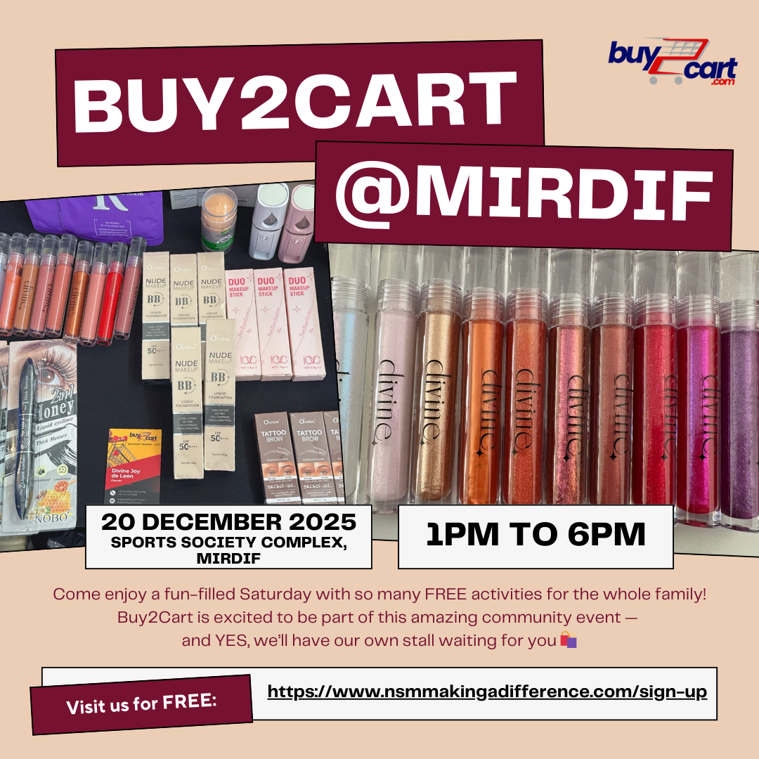 Buy2Cart goes to Sports Society Complex Mirdif!