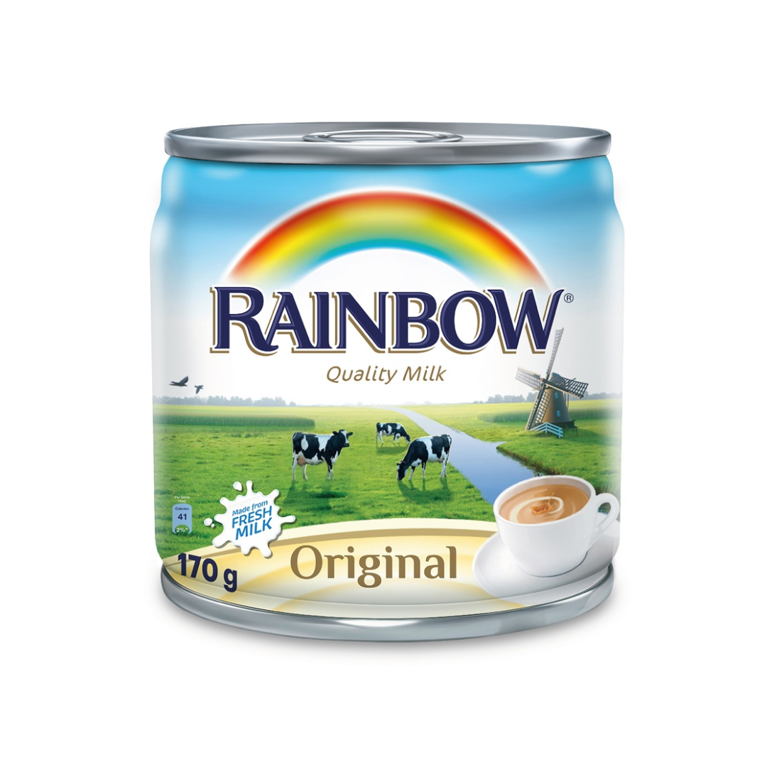 Rainbow Evaporated Milk Original 170 g x 6