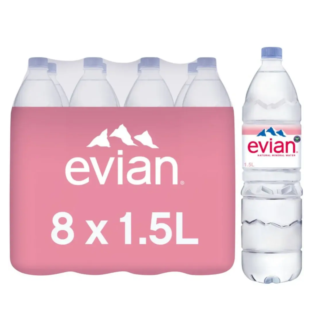 Evian Natural Mineral Water