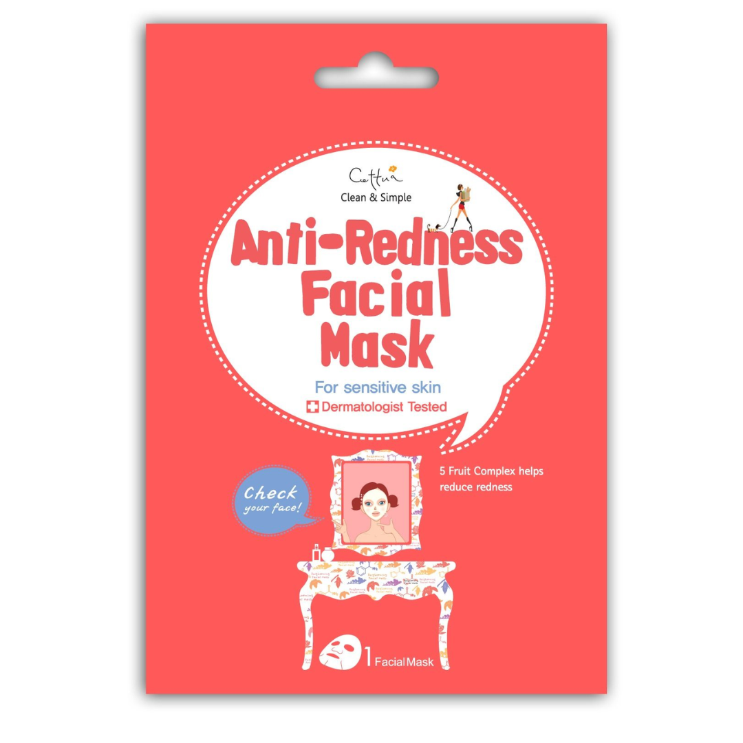 Cettua Clean & Simple Anti-Redness Facial Mask 1's
