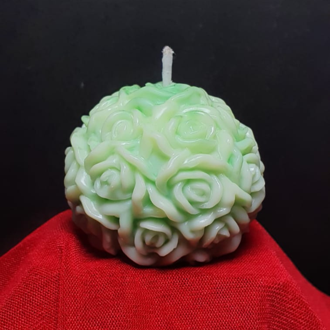 Rose Orb - Vanilla Scented Candles