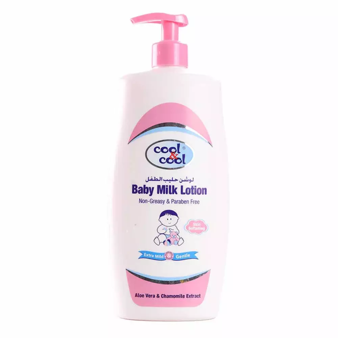 Cool and Cool Baby Milk Lotion Aloe Vera and Chamomile Extract