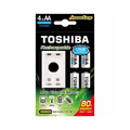 Toshiba Rechargeable USB Battery Charger With 4 AA Batteries
