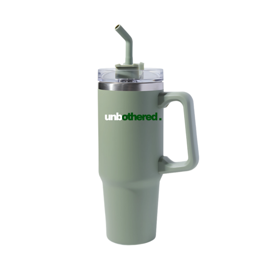 The “Unbothered.” Tumbler 900mL