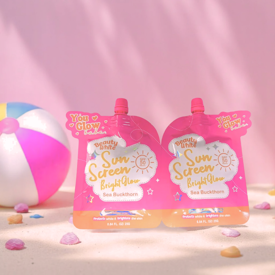 YOU GLOW BABE Beauty White Sunscreen Bright Glow – Twin Pack