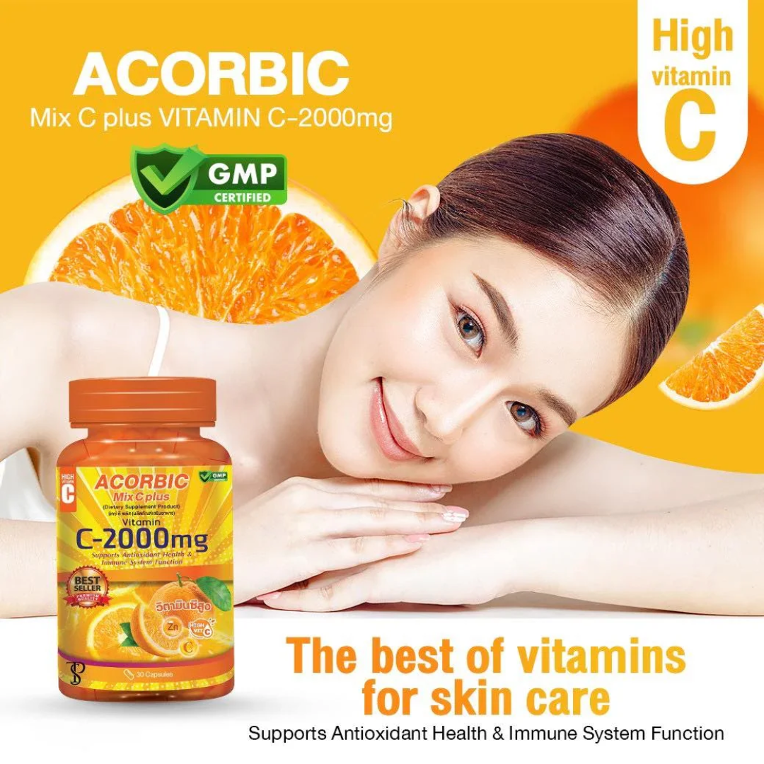 Acorbic C-2000mg Vitamin C Supplement – 30s