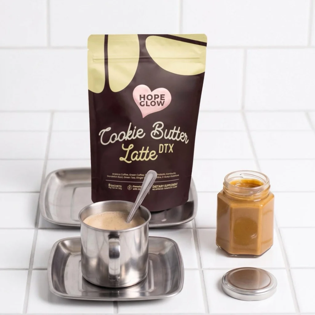 Luna Aura Hope Glow Cookie Butter Latte DTX – 8 Sachets (120g)