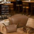 Mini Crossbody Bag with Coin Pouch Set