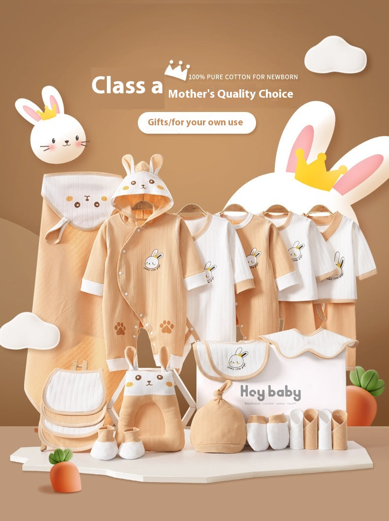 26-Piece Baby Clothing and Essentials Gift Set – Multiple Colors