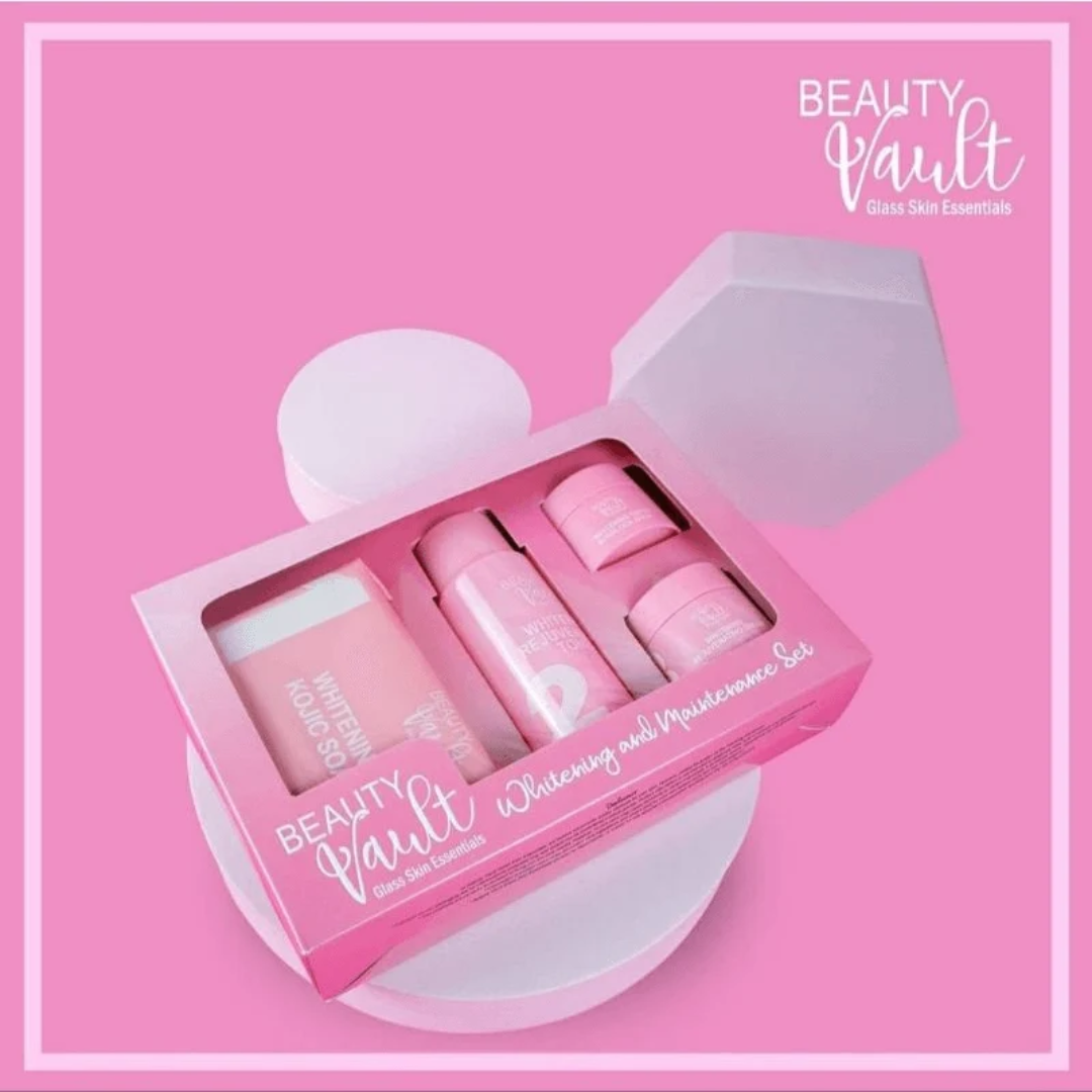 Beauty Vault Whitening & Maintenance Set | 4-Step Glass Skin Skincare Routine