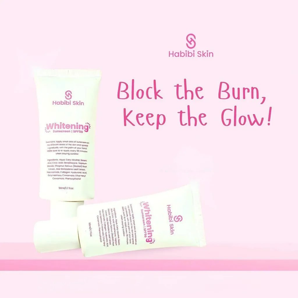 Habibi Skin Whitening Sunscreen SPF 50 – 50ml