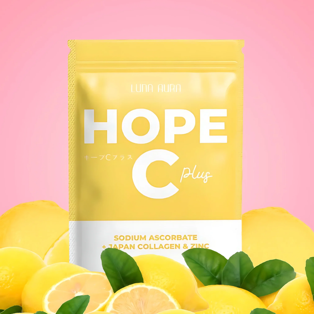 Luna Aura Hope C Plus – Sodium Ascorbate + Japan Collagen & Zinc (30 Capsules)