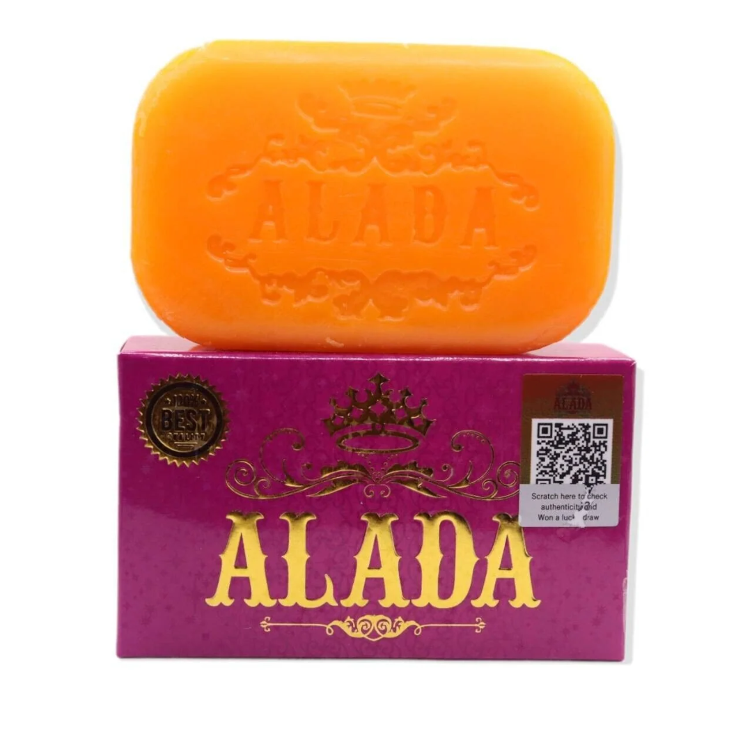 Alada Instant Whitening Soap 160g | Brightening Face & Body Soap with Carambola & White Ginger Extract