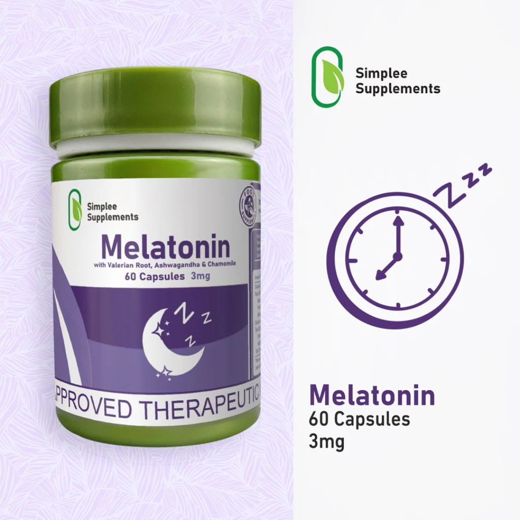 Simplee Supplements Melatonin – 60 capsules