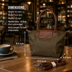 Casual Nylon Tote Bag with Adjustable Strap