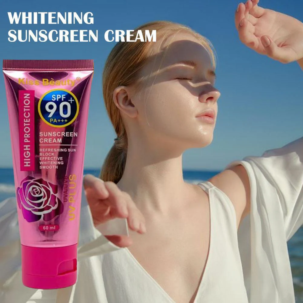 Kiss Beauty Whitening Sunscreen Cream SPF 90+ PA+++ - 60ml