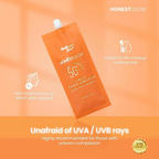 Honest Glow Tinted Papaya Sunscreen SPF 50 PA+++ - 50g