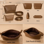 Mini Crossbody Bag with Coin Pouch Set