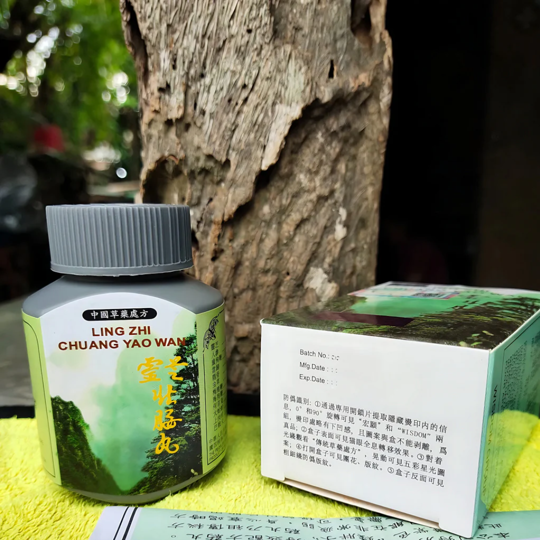 Ling Zhi Chuang Yao Wan – 50 Capsules