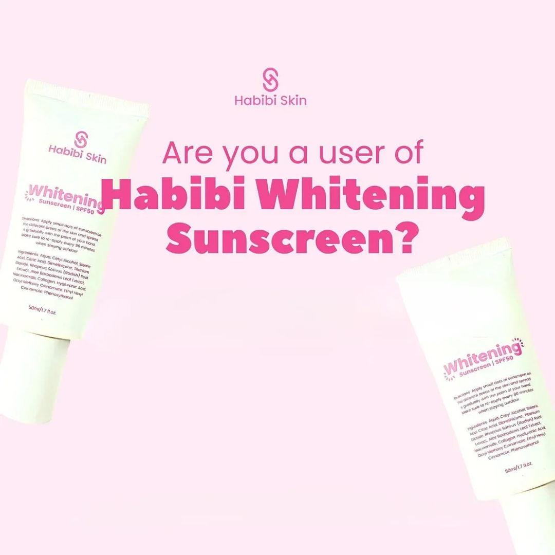 Habibi Skin Whitening Sunscreen SPF 50 – 50ml