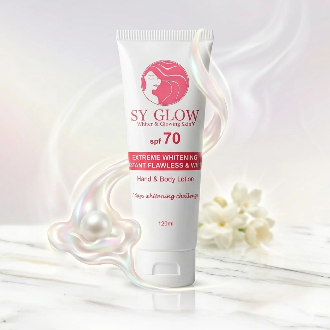 SY Glow Extreme Hand & Body Lotion SPF 70 120mL | Hydrating Body Lotion with Sun Protection