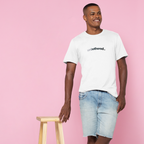 Unbothered. Minimalist Unisex Round Neck T-Shirt