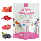 JOJI Secret Young Gluta Collagen DTX Mixed Berry | Glutathione & Marine Collagen Drink (10 Sachets × 20g)
