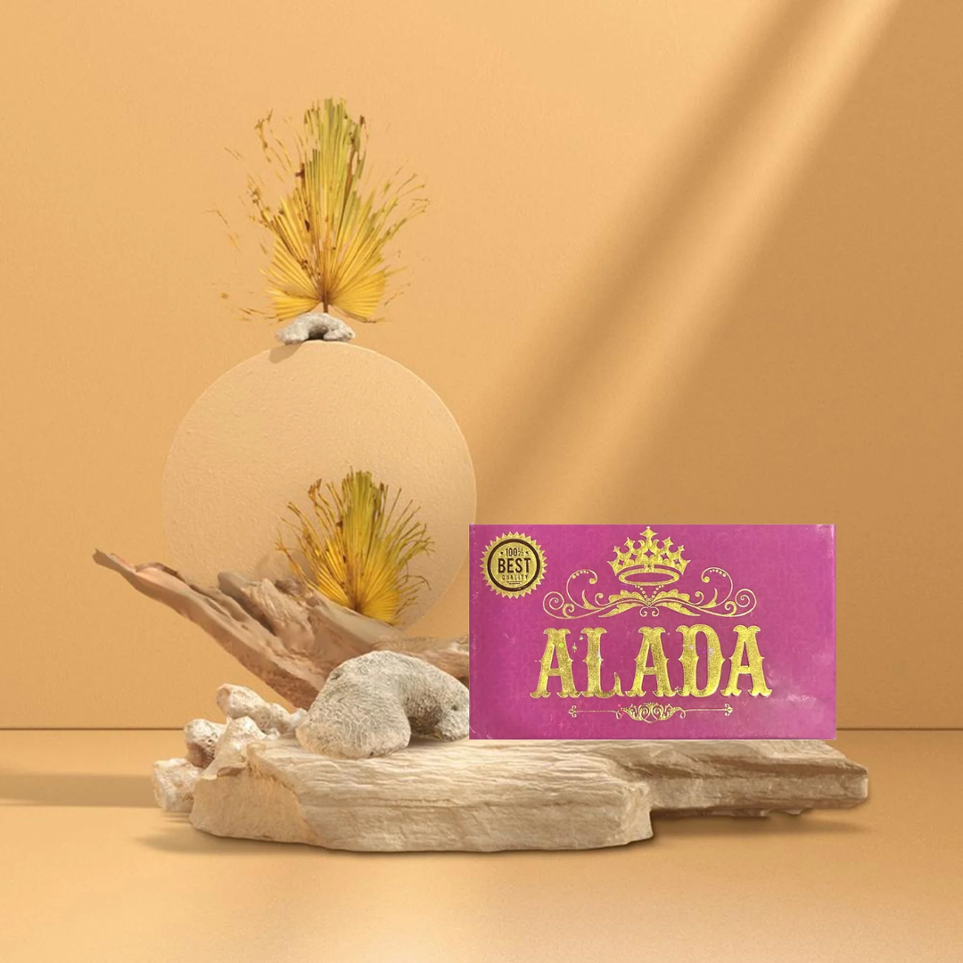 Alada Instant Whitening Soap 160g | Brightening Face & Body Soap with Carambola & White Ginger Extract