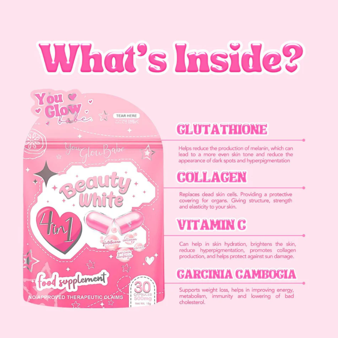 You Glow Beauty White 4 in 1 Supplement