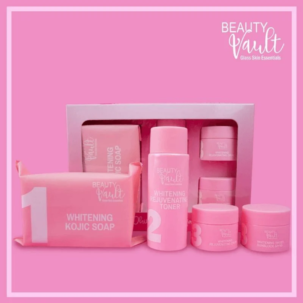 Beauty Vault Whitening & Maintenance Set | 4-Step Glass Skin Skincare Routine