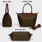 Casual Nylon Tote Bag with Adjustable Strap