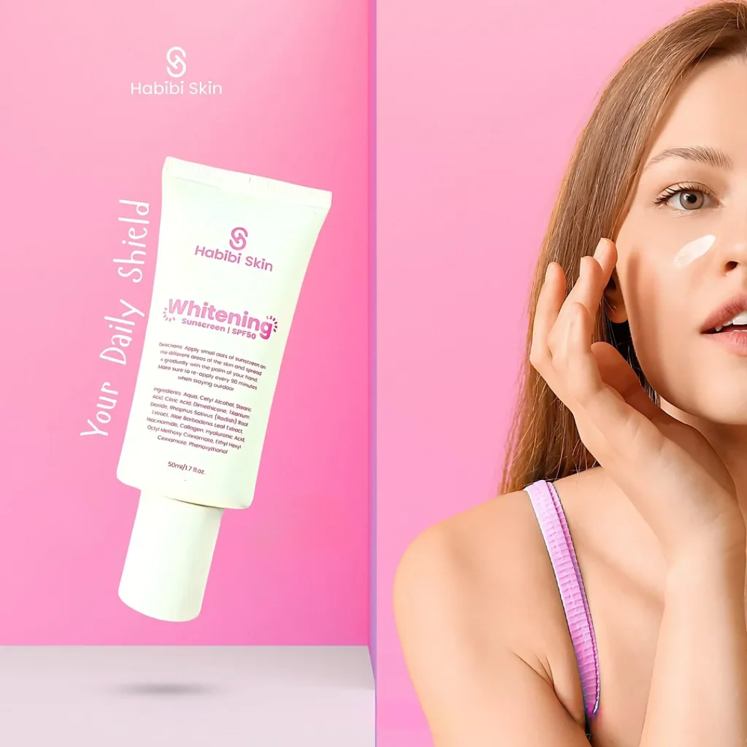 Habibi Skin Whitening Sunscreen SPF 50 – 50ml
