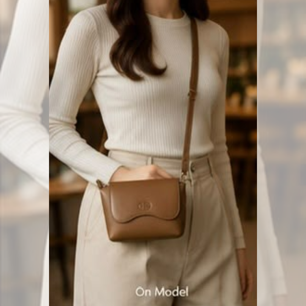 Mini Crossbody Bag with Coin Pouch Set