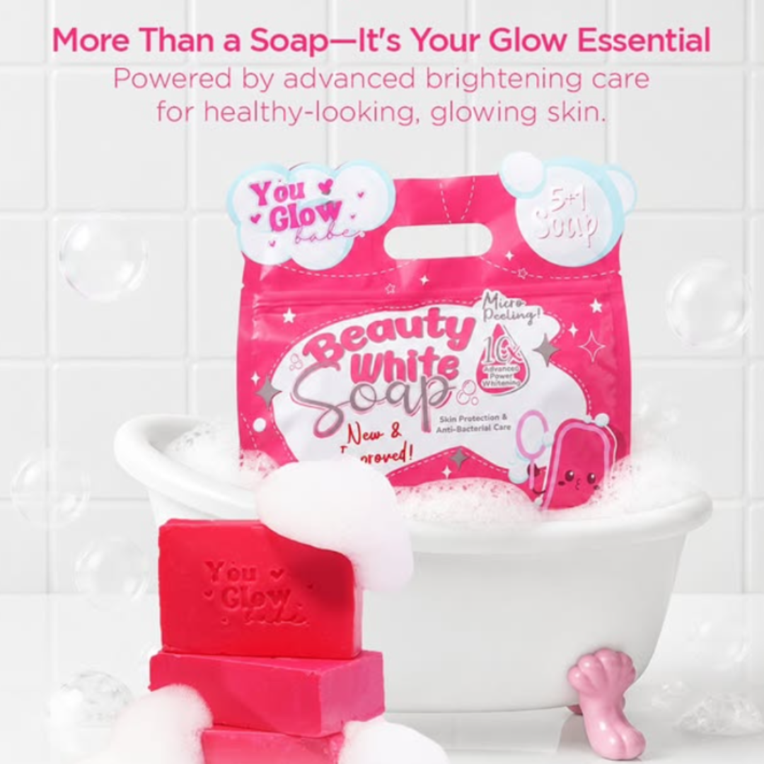 You Glow Babe Beauty White Soap - 70g x 6 (5 +1) Pack