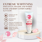 SY Glow Extreme Hand & Body Lotion SPF 70 120mL | Hydrating Body Lotion with Sun Protection