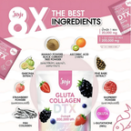 JOJI Secret Young Gluta Collagen DTX Mixed Berry | Glutathione & Marine Collagen Drink (10 Sachets × 20g)