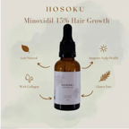 HOSOKU Minoxidil 15% Hair Regrowth Oil – 30ml