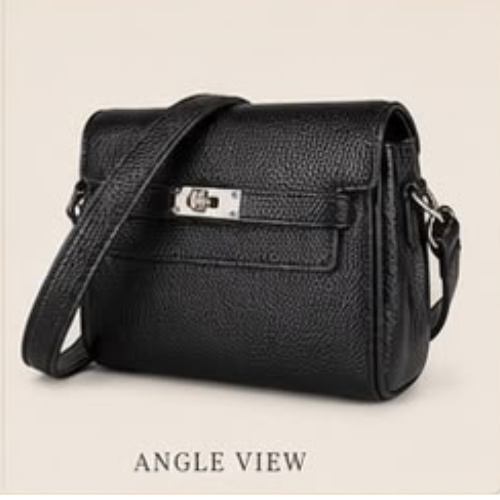 Classic Mini Crossbody Bag with Turn-Lock Closure