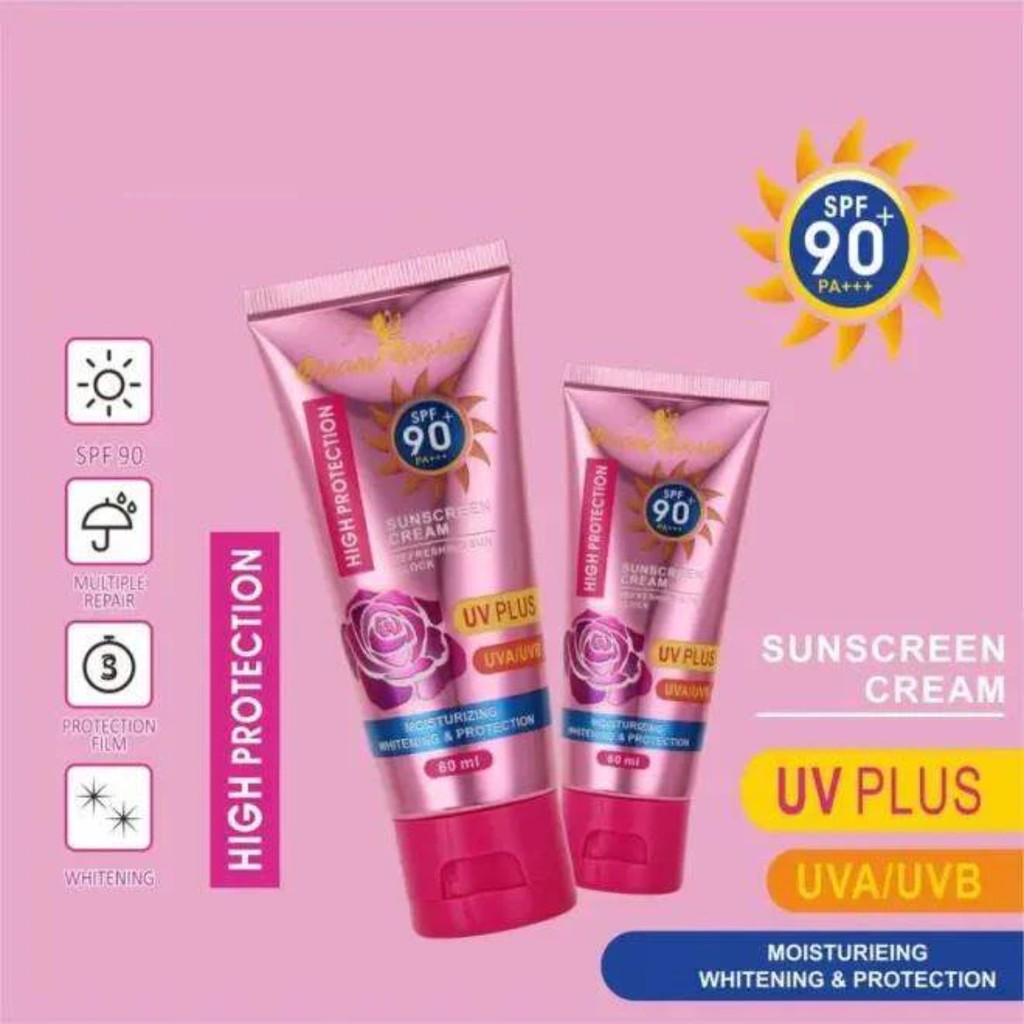 Kiss Beauty Whitening Sunscreen Cream SPF 90+ PA+++ - 60ml