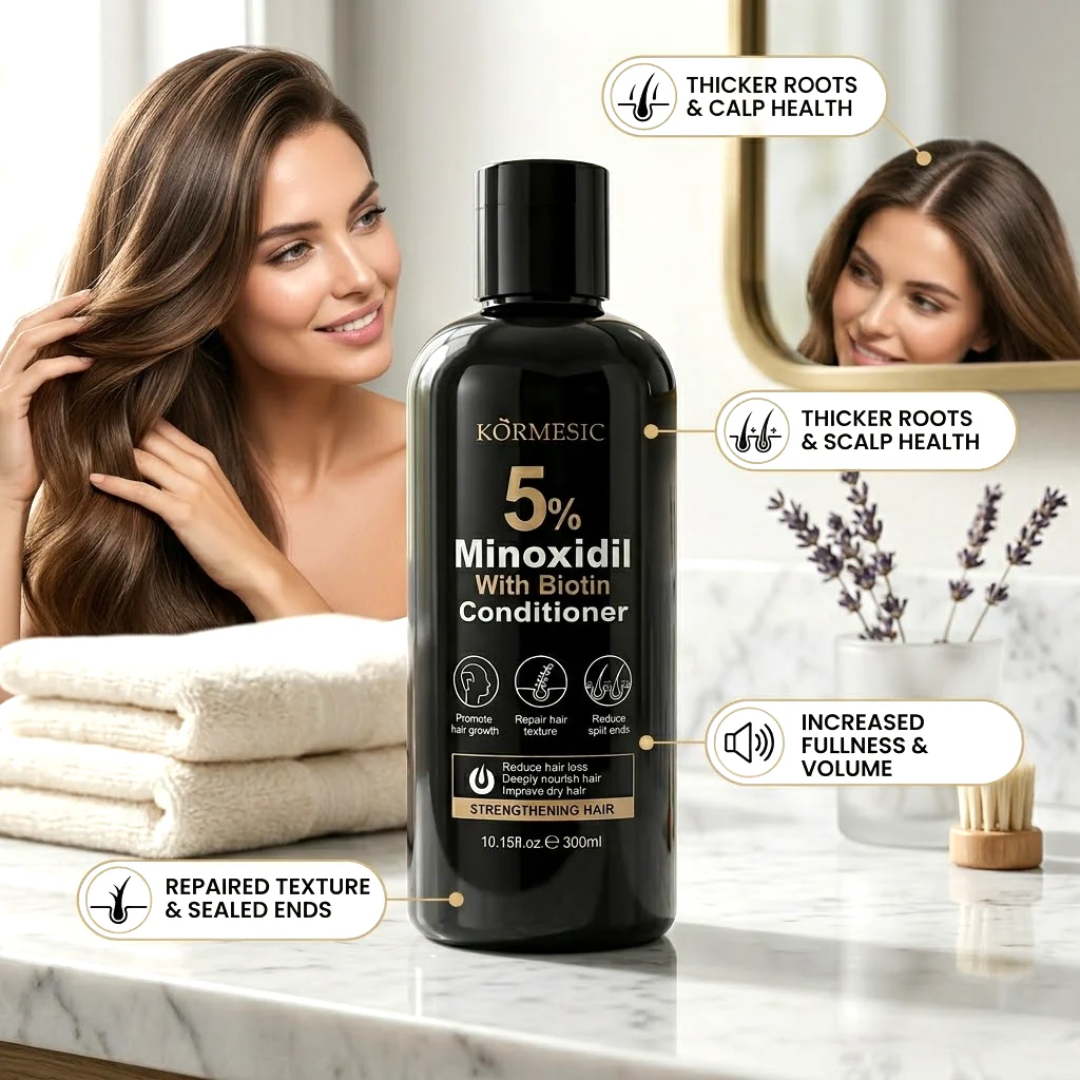 KORMESIC 5% Minoxidil with Biotin Strengthening Conditioner – 300mL