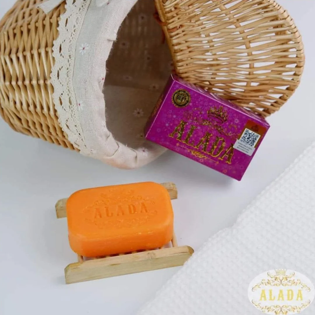 Alada Instant Whitening Soap 160g | Brightening Face & Body Soap with Carambola & White Ginger Extract