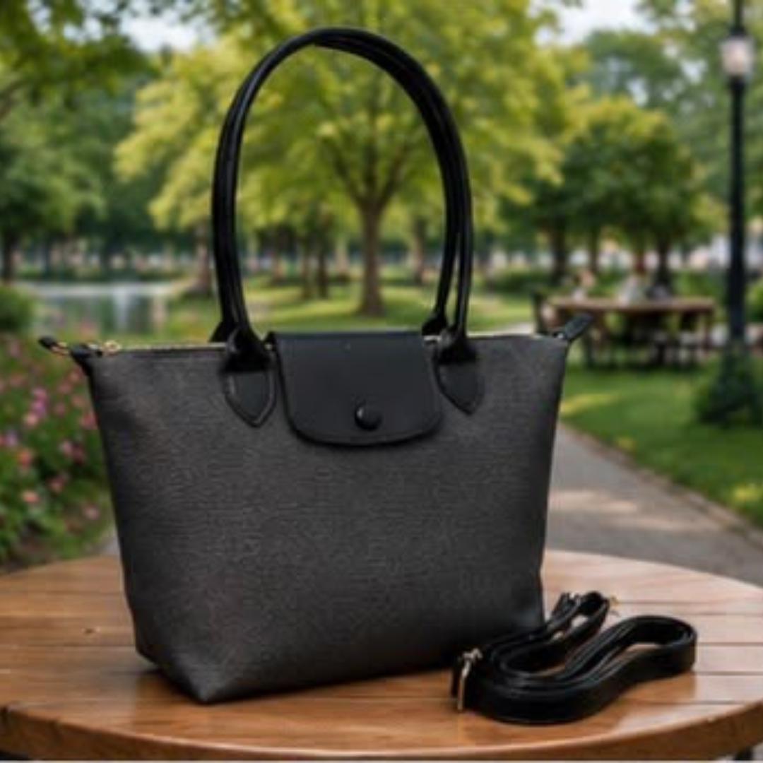 Casual Canvas Tote Bag with Adjustable Shoulder Strap