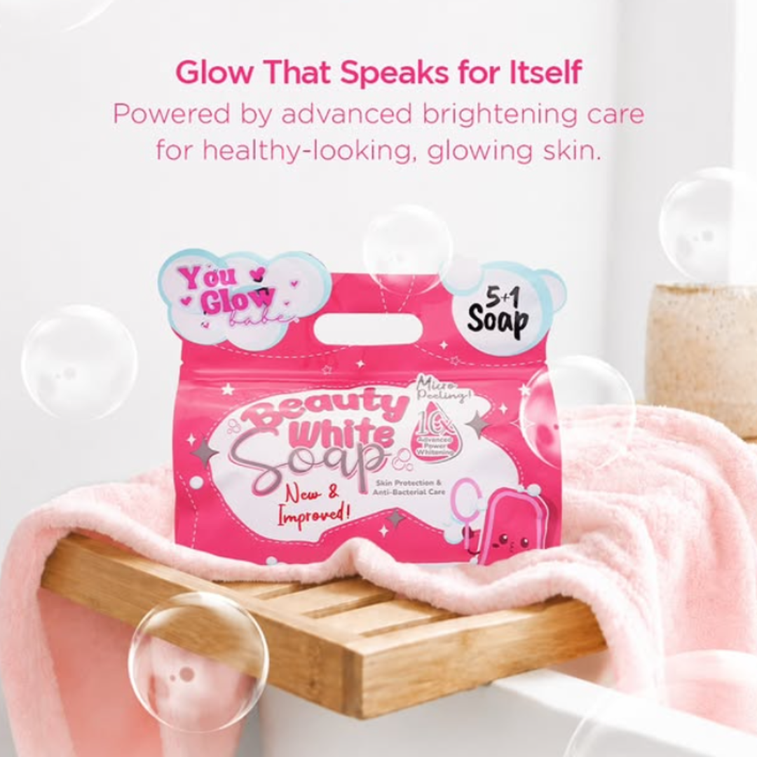 You Glow Babe Beauty White Soap - 70g x 6 (5 +1) Pack
