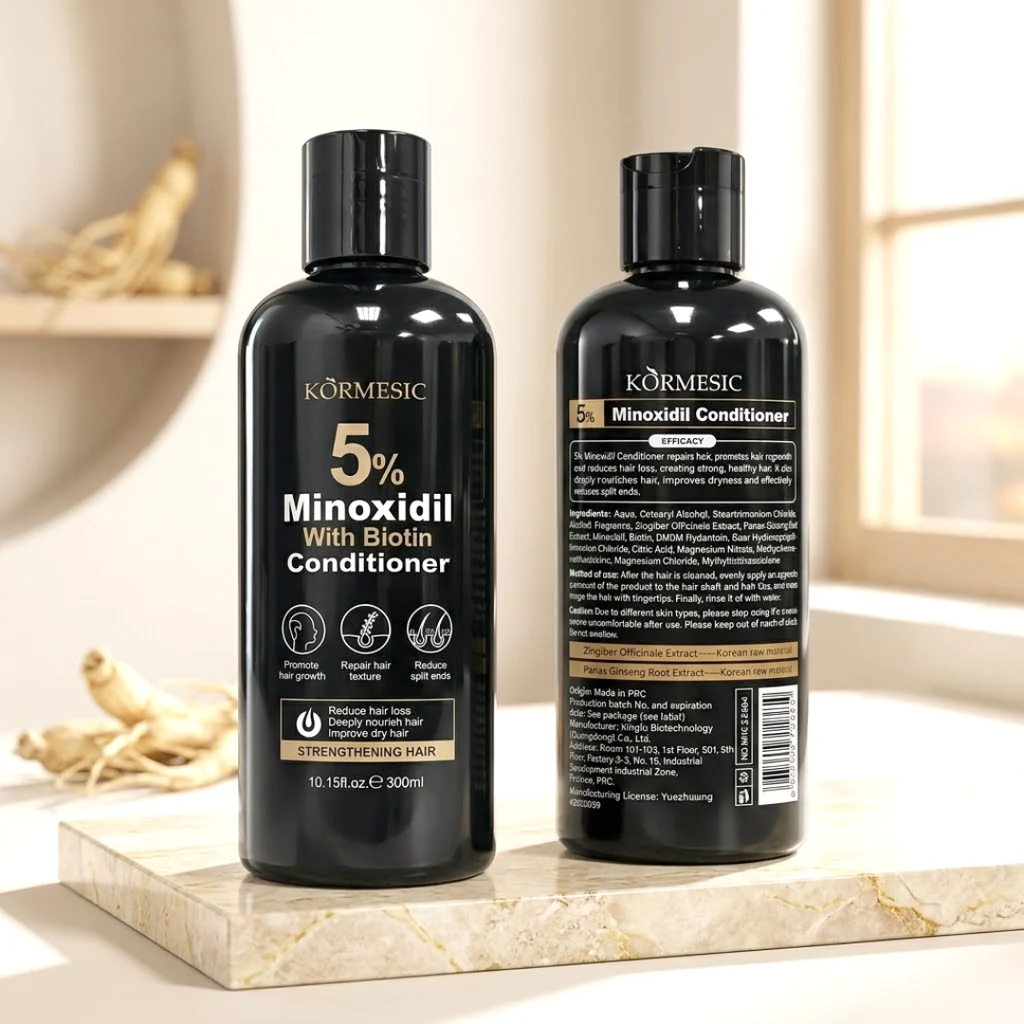 KORMESIC 5% Minoxidil with Biotin Strengthening Conditioner – 300mL