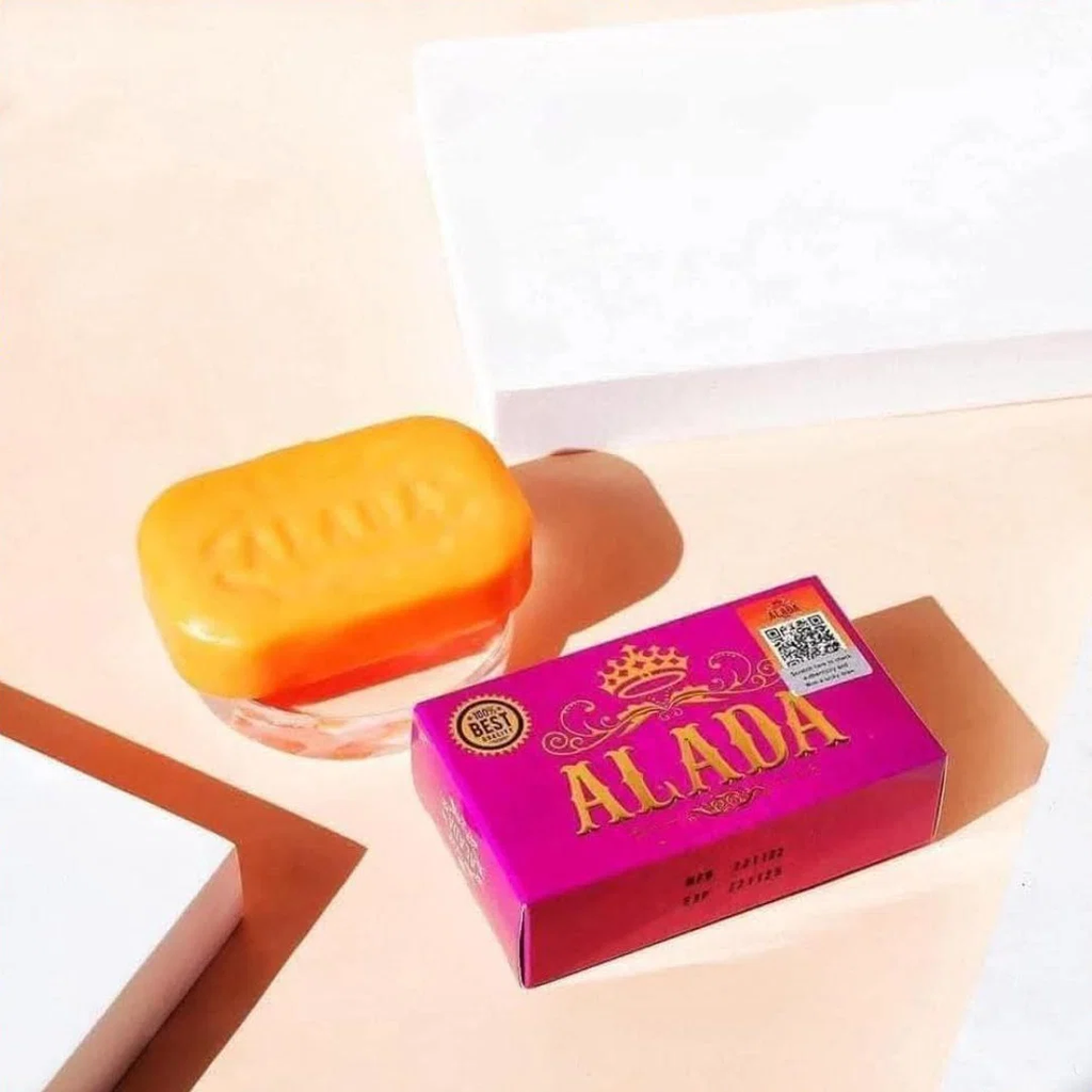 Alada Instant Whitening Soap 160g | Brightening Face & Body Soap with Carambola & White Ginger Extract