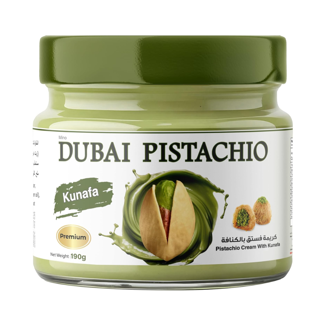 Dubai Pistachio Kunafa Cream – Premium Spread (190G)