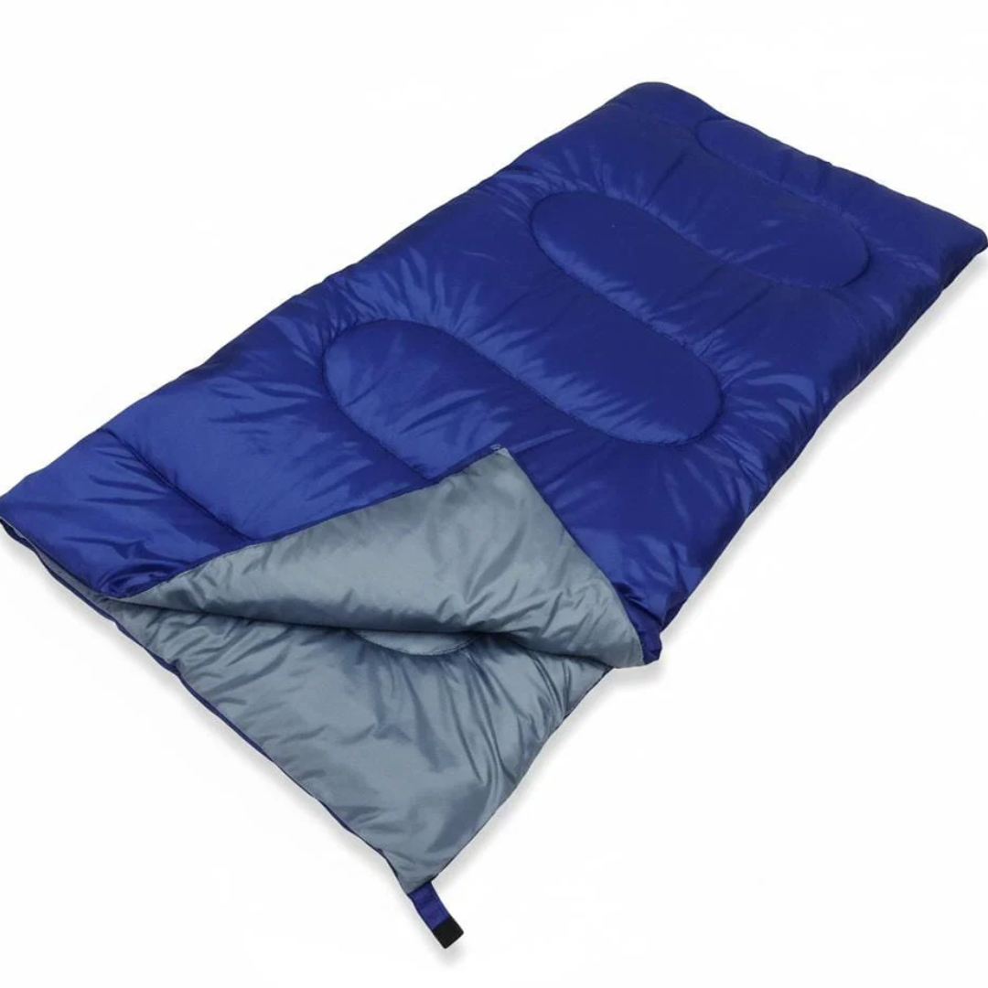 Soft Comfort Camping Sleeping Bag – Lightweight Polyester Sleeping Bag for Outdoor & Travel, 190×75 cm