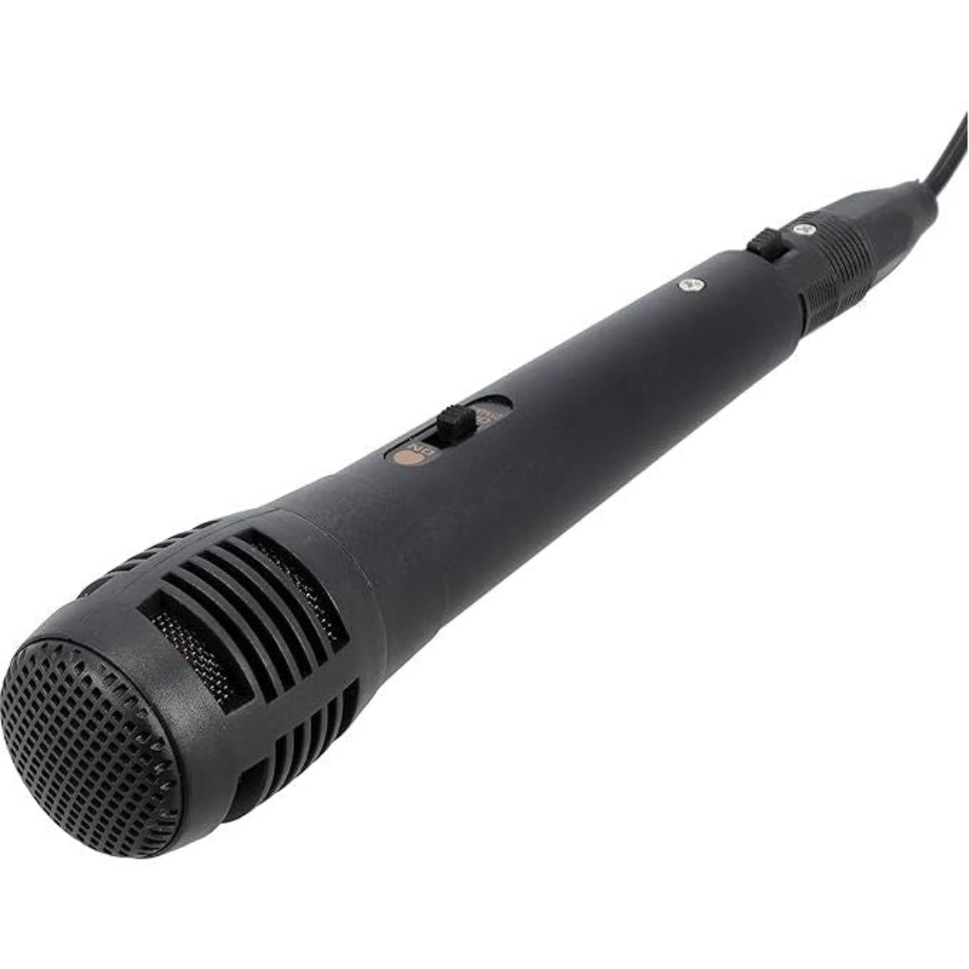 Geepas Portable Bluetooth Speaker, With Microphone, GMS11156 USB/TF/FM/AUX IN Large Circle Dazzle LED Light Portable & Lightweight Ideal For Home, Hotels & Outdoor Use, Black