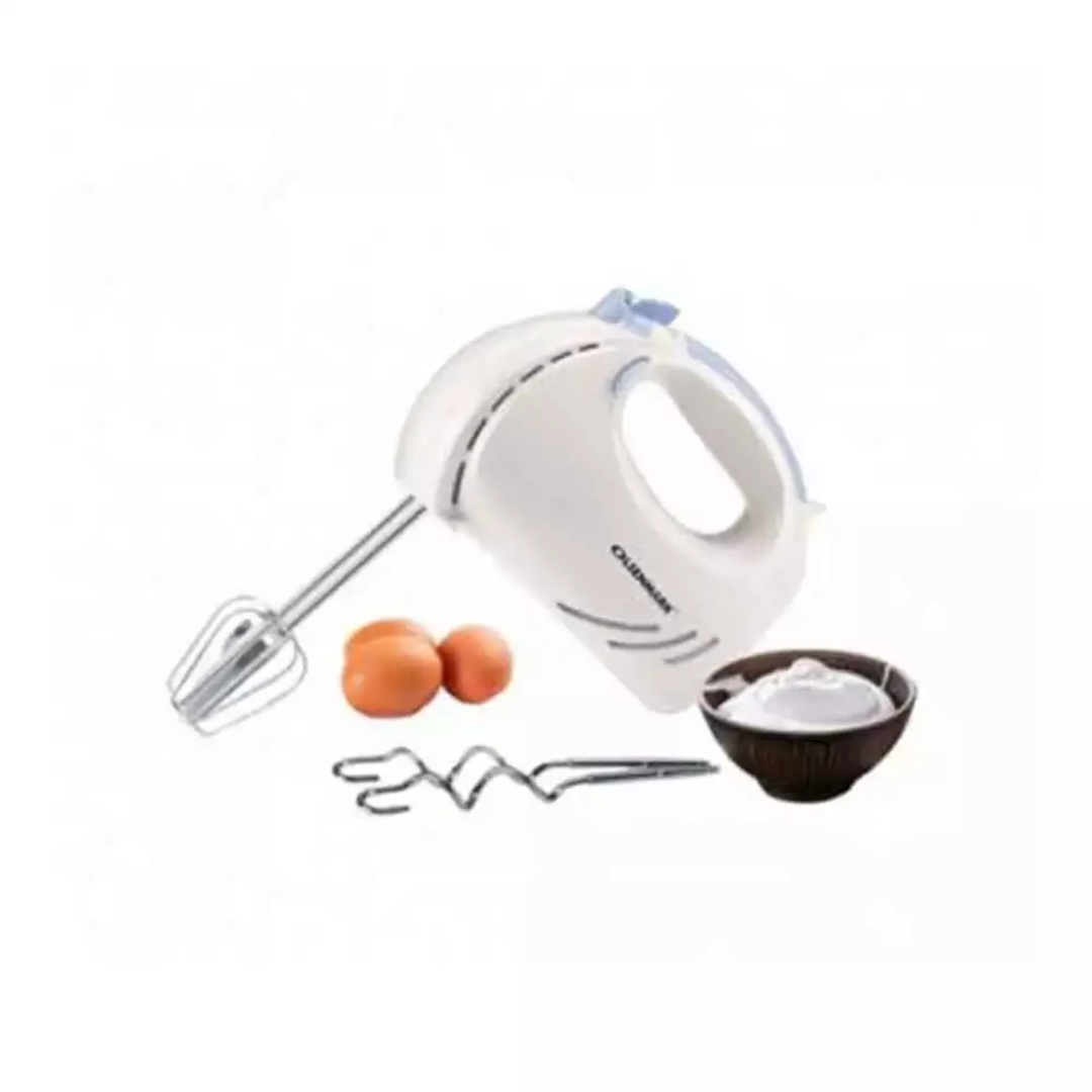 Olsenmark OMHM2348 Hand Mixer - 150W Powerful Motor + 7-Speed Settings + Includes 2 Beaters & 2 Dough Hooks