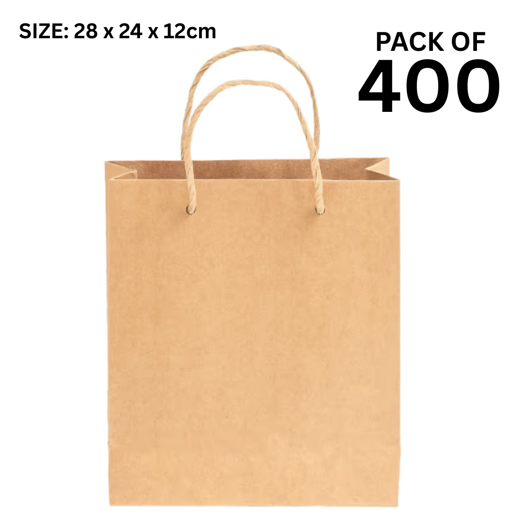 Twisted Brown Paper Bag
